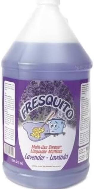 CONCENTRATED LIQUID CHEMICAL DISINFECTANT-LAVENDER ALL-PURPOSE CLEANER-PURPLE-(4 X 1 GALLONS)