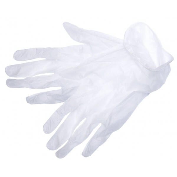 LARGE VINYL GLOVES POWDER FREE-VICTORIA BAY BRAND