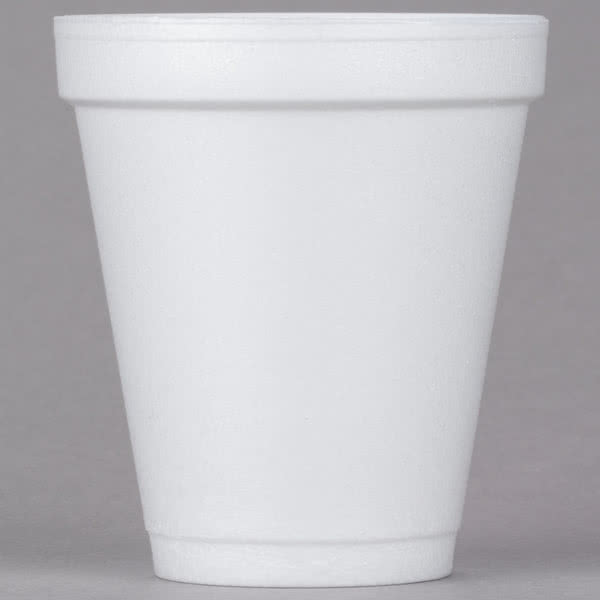 6OZ WHITE FOAM CUP- DART 6J6