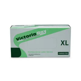 EXTRA LARGE LATEX GLOVES-POWDER FREE-VICTORY BAY