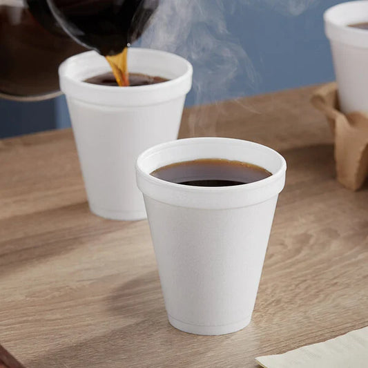 12OZ WHITE FOAM CUP-DART 12J16