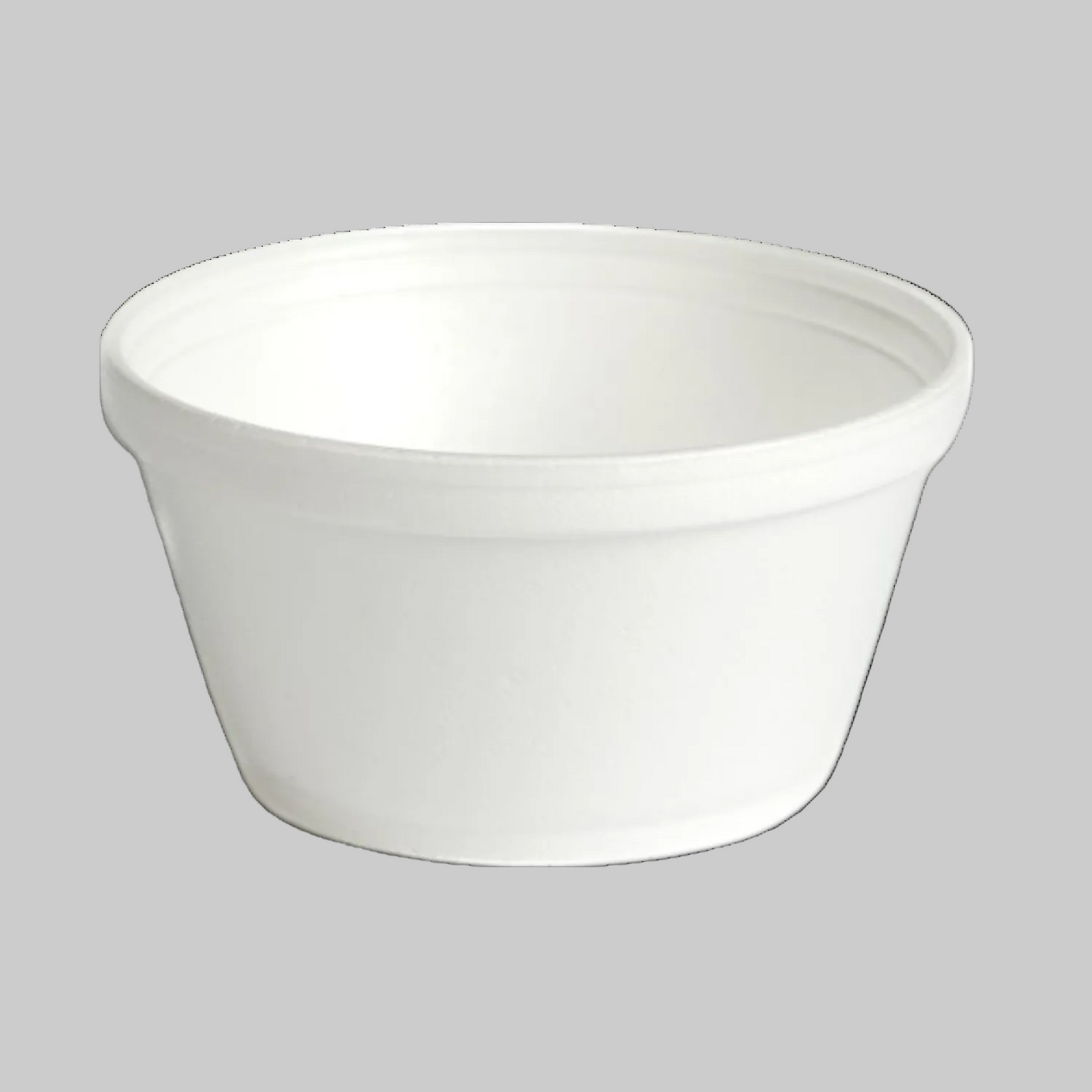 8OZ FOAM SQUAT CONTAINER WHITE-PLASTIFAR PLAS171764 (20PK X 50PCS) 1000CT