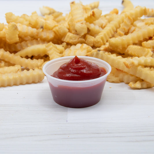 3.25OZ CLEAR PLASTIC SAUCE/SOUFFLE CUP-WOODYS