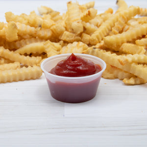 3.25OZ CLEAR PLASTIC SAUCE/SOUFFLE CUP-WOODYS