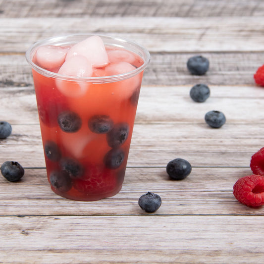 7OZ CLEAR PLASTIC CUP-WOODY