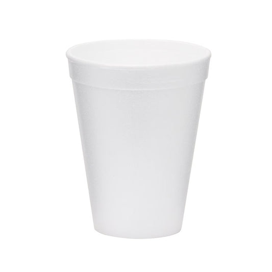 12OZ HOT/ COLD FOAM CUP-WHITE-WinCup (25PKS x 40PCS)-1,000CT