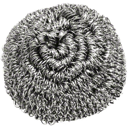50GM STAINLESS STEEL POT SCOURER-FDA APPROVED-ACSX222035-(6PK x 12PCS) 72CT