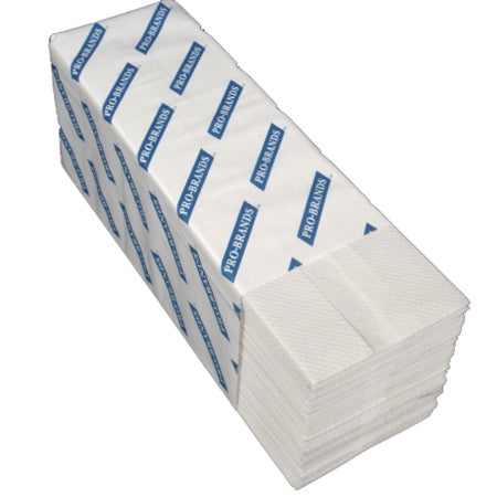 10X11 WHITE PAPER TOWEL ROLL-1PLY CENTRE FOLD-PROBRAND SUBSTITUTE PK*16/150(Copy)