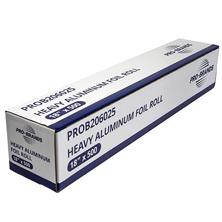 18" X 500FT HEAVY DUTY ALUMINUM FOIL ROLL-PROBRANDS PROB206025 (1 ROLL)
