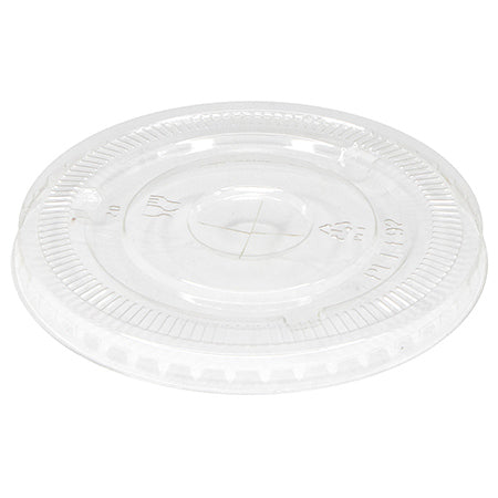 9 & 12OZ PLASTIC PET FLAT STRAW SLOTTED LIDS-CLEAR-PROBRANDS PROB255315 (10PK X 100PCS)-1000CT