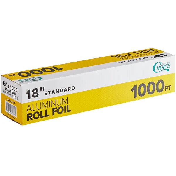18" X 1000FT ALUMINUM FOIL-1 ROLL