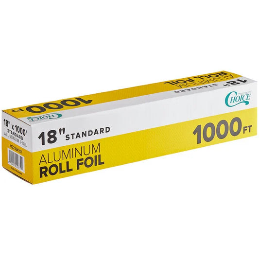 18" X 1000FT ALUMINUM FOIL-1 ROLL