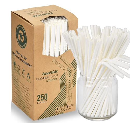 7 3/4" (197MM) PAPER DRINKING STRAW