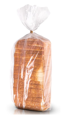 9" X 16" X 4" PP CLEAR BREAD BAG-3.55 MIC/0.14 MILS