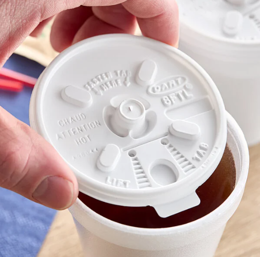 8OZ PLASTIC LID-LIFT N LOCK-DART