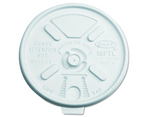 16OZ WHITE PLASTIC FOAM CUP LID-LIFT N LOCK)-DART-16FTL