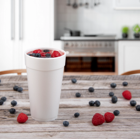 20OZ WHITE FOAM CUP-DART 20J16