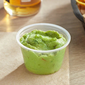 4OZ CLEAR PLASTIC SAUCE/SOUFFLE CUP-WOODYS