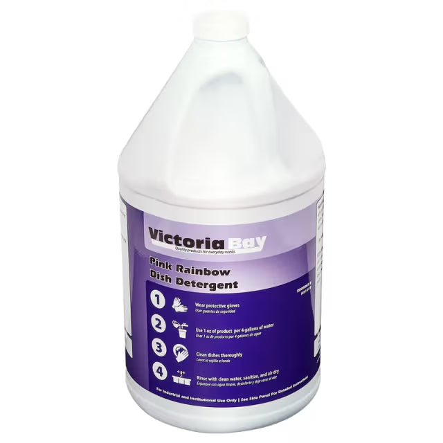 GALLON CONCENTRATED LIQUID SOAP/DETERGENT-POT AND PAN-PINK-VICTORIA BAY K01049 (4X1 GALLONS)