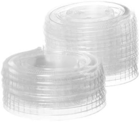 2OZ PLASTIC SAUCE/SOUFFLE CUP-CLEAR-PLASTIFAR PLAS250974 2500CT