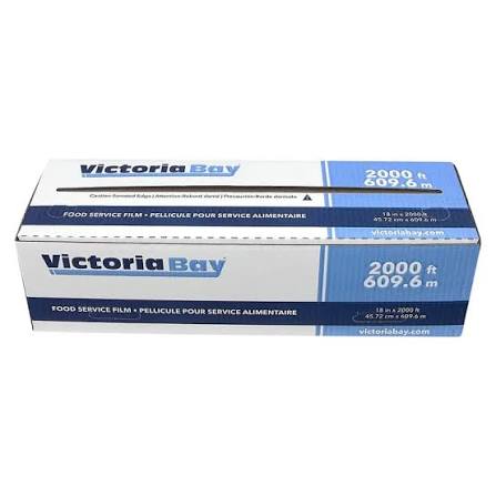 18"X 2000FT-35 GAUGE-PLASTIC FILM WRAP-REGULAR-VICTORIA BAY 18X2M (1 ROLL)