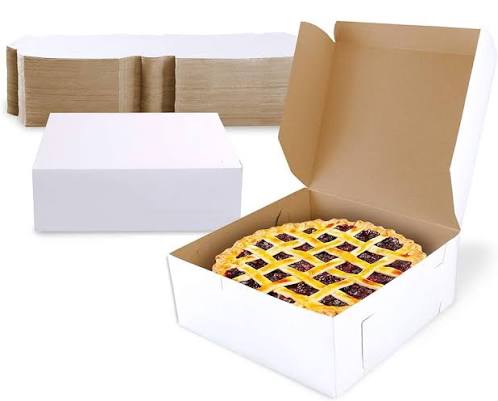7"x 7"x 4" FOLDING BAKERY BOX-WHITE-PROBRANDS PROB088020 (250CT)