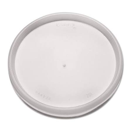 20oz PLASTIC FLAT VENTED LIDS-TRANS-DART 20JL (10PK x 100PCS) 1000CT