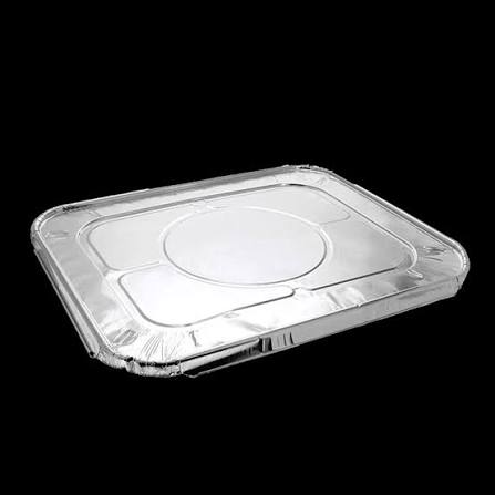 HALF SIZE-HEAVY GRADE ALUMINUM STEAM TABLE PAN LIDS-WOODYS (1PK x 30PCS)-30CT