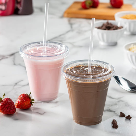 10OZ/12OZ PLASTIC LID SLOTTED (FLAT) TUMBLER-WOODYS