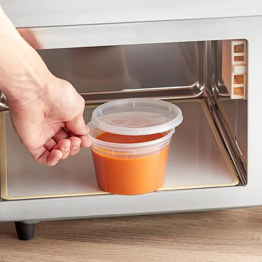 12OZ CLEAR PLASTIC DELI CONTAINER-MEDIUM WEIGHT-WOODYS