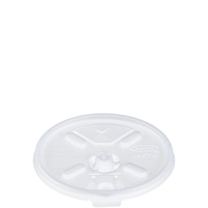 16oz PLASTIC FOAM CUP  LID  - WHITE - PLASTIFAR - 16F- (10 X100pcs) -1000CT #934