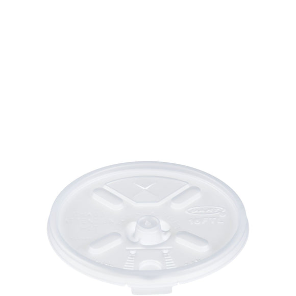 16oz PLASTIC FOAM CUP  LID  - WHITE - PLASTIFAR - 16F- (10 X100pcs) -1000CT #934