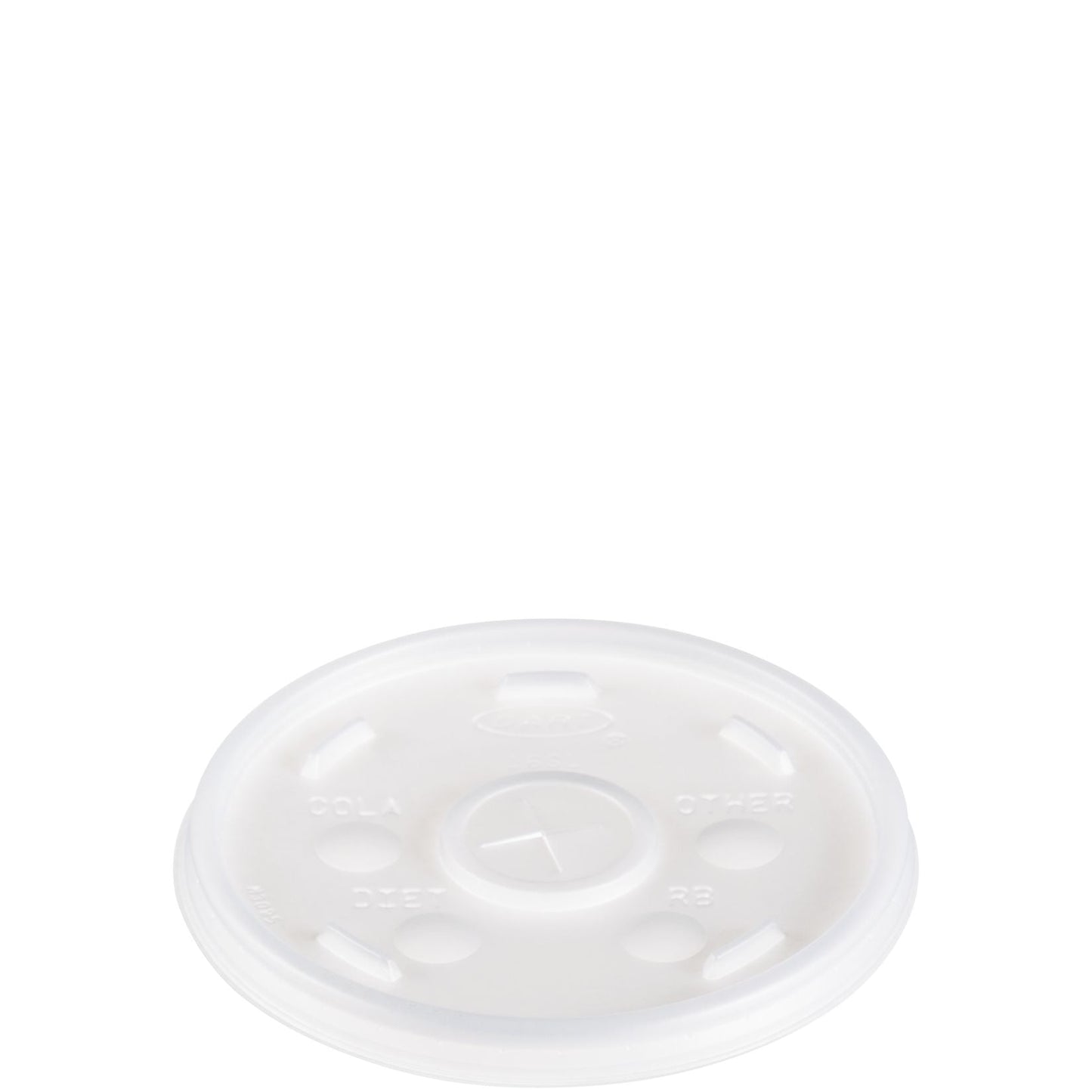 20OZ PLASTIC FOAM CUP LIDS TRANSLUCENT VENT-20JL