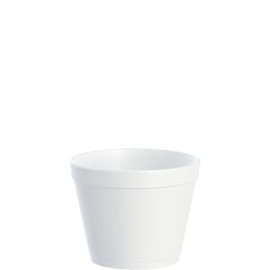 ( PACKS) 24oz FOAM CONTAINERS WHITE - 24MJ48 DART -1 X 25PCS PER PACK  (20 X 25PCS PER CASE) - 500CT (#332)