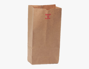 16LB PAPER BAGS BROWN /KRAFT DURO -1 X 500PCS -500CT #611