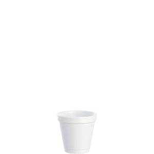 4oz FOAM CUPS  WHITE - DART - 4J4 20X 50PCS- 1000CT  #056