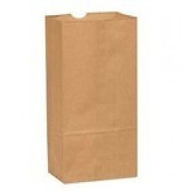 8LB (6 1/8"X4 1/16"X127/16") PAPER BAG BROWN/ KRAFT DURO - SOS- 1X500PCTS -500CT #199