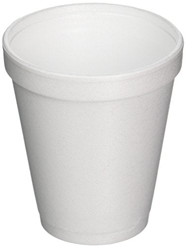 8oz FOAM CUPS WHITE - DART 8J8 - (40X 25pcs) -1000CT (#060)