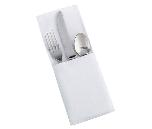 2.75 X 10 PAPER SILVERWARE BAG WHITE-CUTLERY-DURO
