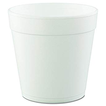 (PACKS )of 32oz FOAM CONTAINERS WHITE - DART- 32MJ48 - 25PCS PER PACK (20PACK X 25PCS PER CASE)- 500CT #074-PK