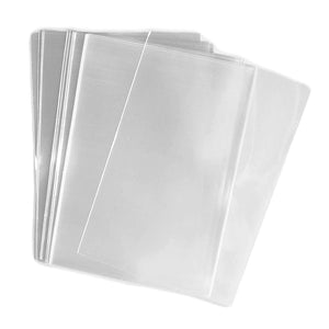 9"X14.5" PLASTIC POLY HEADER BAG CLEAR- MEDIUM- 62MIL PRO-BRANDS -20X100PCS - 2000CT #306