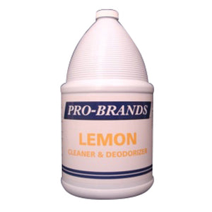 GALLON DISINFECTANT CONCENTRATED PRO BRAND DISINFECTANT/ DEODORIZER LEMON 4X1- 4 GALLONS (#236)
