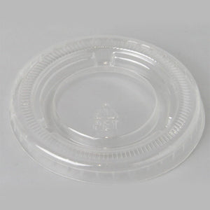 1oz PLASTIC  SAUCE / SOUFFLE LIDS CLEAR - WOODYS-(25 X 100pcs) - 2500CT #040