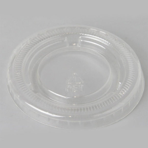 1oz PLASTIC  SAUCE / SOUFFLE LIDS CLEAR - WOODYS-(25 X 100pcs) - 2500CT #040