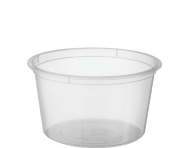 4oz PLASTIC SAUCE / SOUFFLE CUPS  -CLEAR - WOODYS (25X100PCS) -2500CT- #033