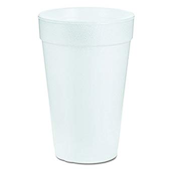 14oz FOAM CUPS WHITE - DART - 14J16 (40 X 25pcs) 1000CT (#068)