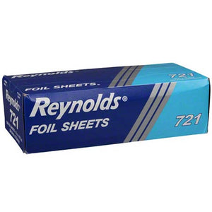 9"X10.75" ALUMINUM FOIL SHEETS-REYNOLDS - PACTIV-6X500PCS -3000CT #490