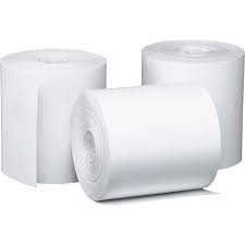 3 1/8'' X 220FT THERMAL CASH REGISTER ROLLS-ADD-1 PLY