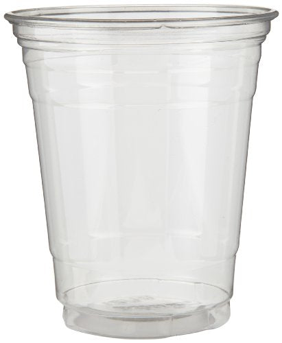 PACKS OF 14oz PLASTIC CUP / TUMBLER - CLEAR - WOODYS- 20 X 50PCS -1000CT #047