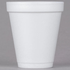6oz FOAM CUPS WHITE - PLASTIFAR- (40X 25pcs) -1000CT (#058)